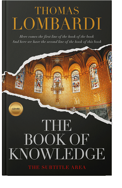 Front view of Zeus #2181 - Premade Religion & Spirituality Book Cover