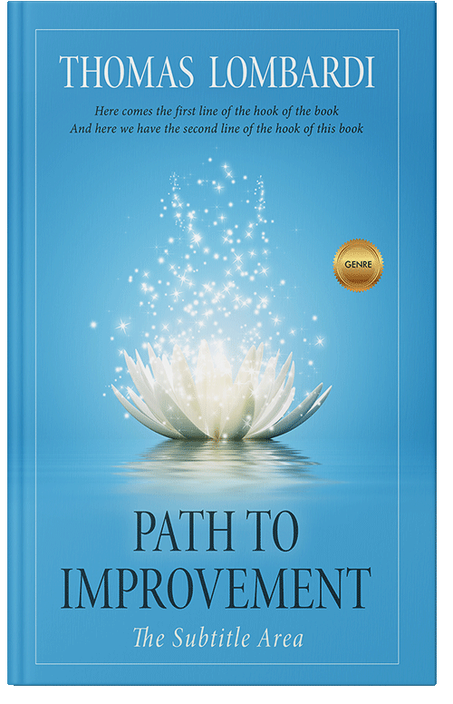 Front view of Shakespeare #2184 - Premade Poetry Book Cover