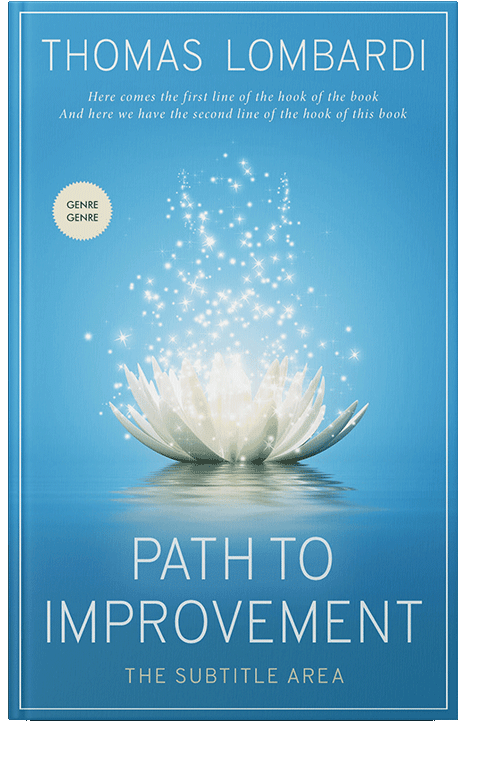 Front view of Shakespeare #2185 - Premade Self-Improvement & Self-Help Book Cover