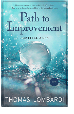 Pre Made Book Cover Glacier