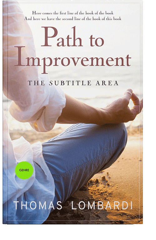 Front view of Wafer #2190 - Premade Health & Mind & Body Book Cover