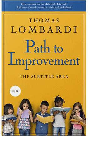 Pre Made Book Cover Fuel Yellow