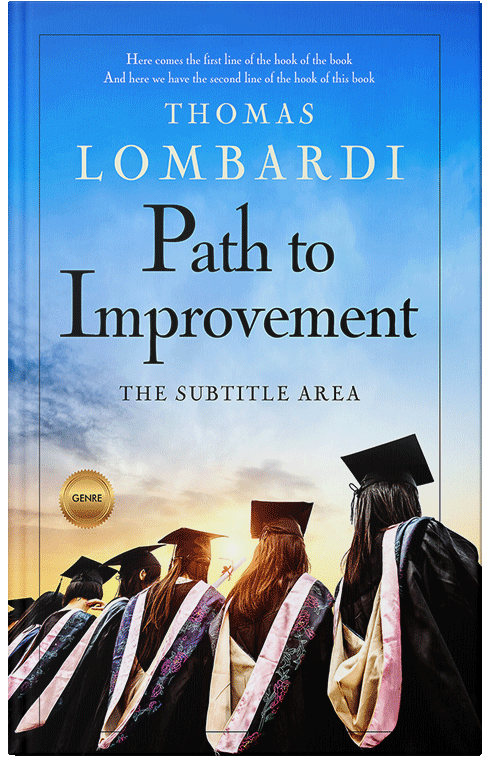 Front view of Premade Self-Improvement & Self-Help Book Cover - Dodger Blue