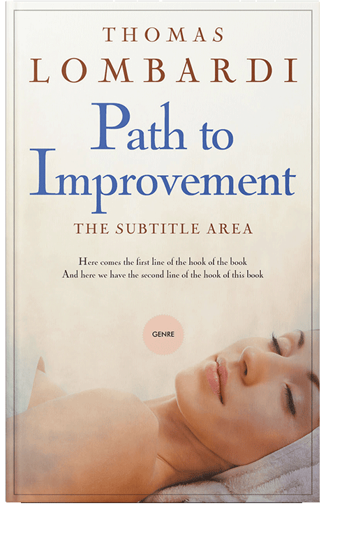 Front view of Merino #2196 - Premade Health & Mind & Body Book Cover