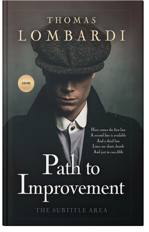 Front view of Premade Mystery & Thriller & Suspense Book Cover - Shark