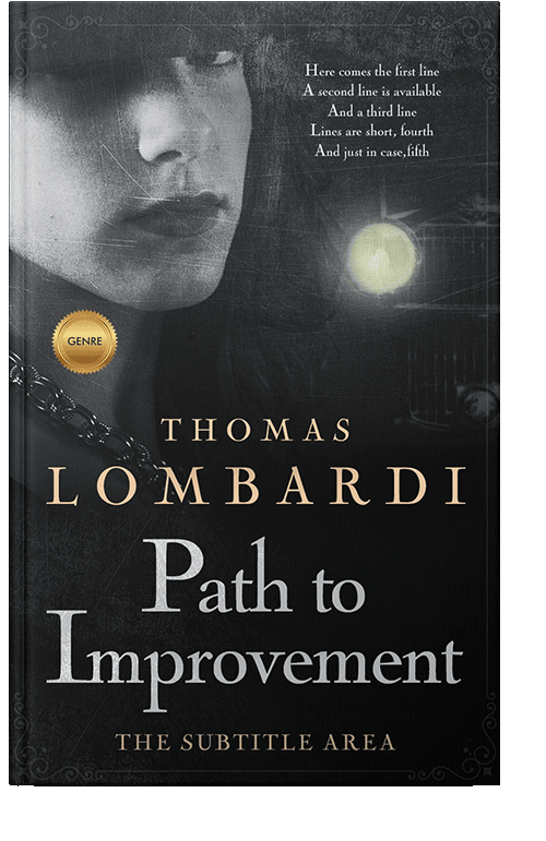 Front view of Woodsmoke #2201 - Premade Historical Book Cover