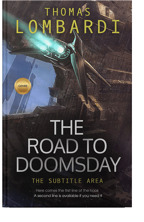 Front view of Thunder #2209 - Premade Science Fiction Book Cover | BookCoverZone