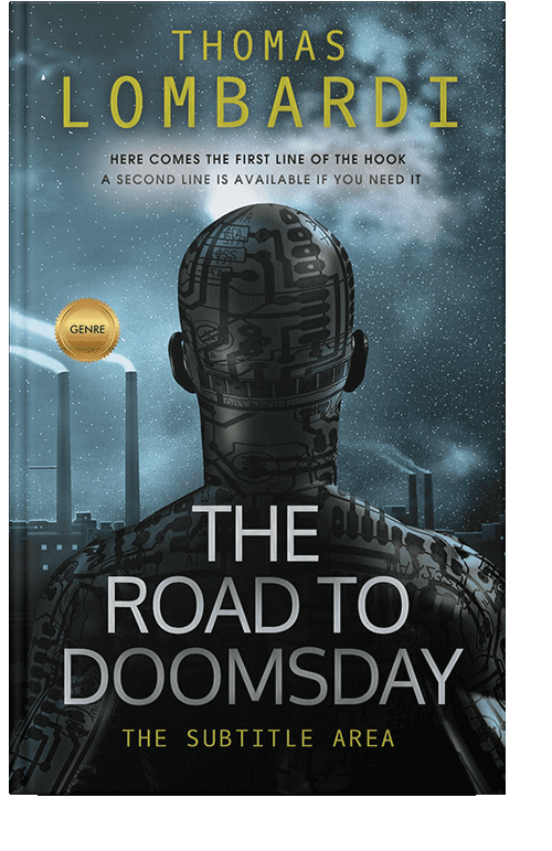 Front view of Mirage #2210 - Premade Apocalyptica Book Cover