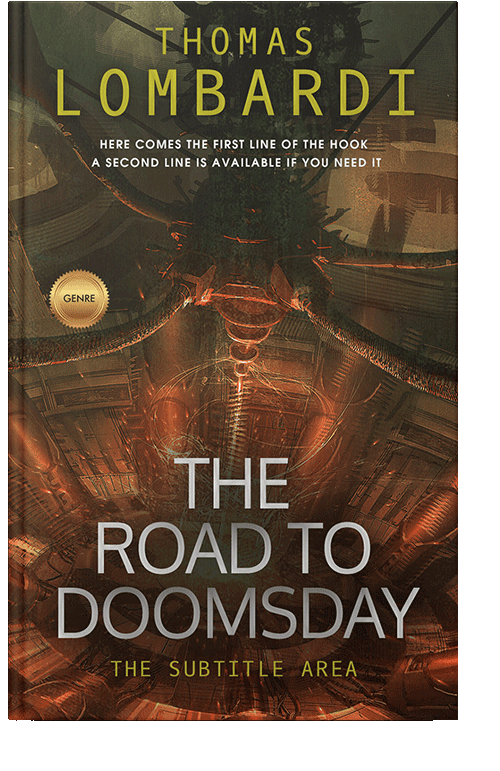 Front view of Cedar #2211 - Premade Apocalyptica Book Cover