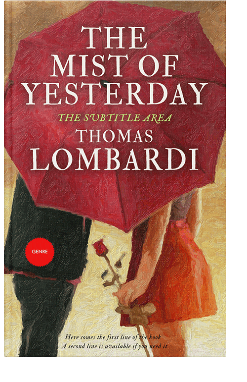 Front view of Burnt Umber #2216 - Premade Romance Book Cover | BookCoverZone