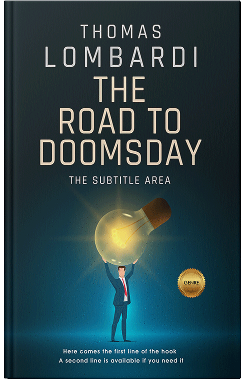 Front view of Black Pearl #2220 - Premade Self-Improvement & Self-Help Book Cover