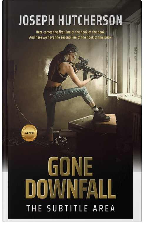 Front view of Indian Khaki #2221 - Premade Apocalyptica Book Cover