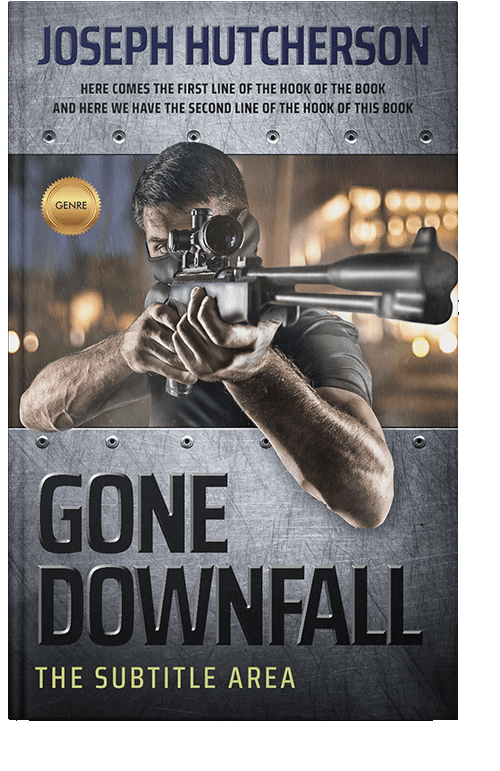 Front view of Ship Gray #2223 - Premade Mystery & Thriller & Suspense Book Cover