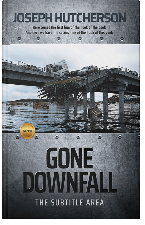 Front view of Outer Space #2228 - Premade Apocalyptica Book Cover