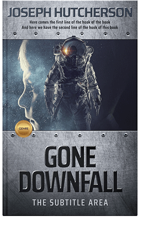 Pre Made Book Cover Ebony Clay