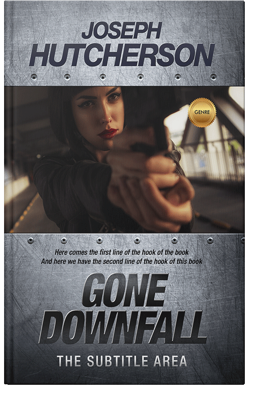 Front view of Premade Mystery & Thriller & Suspense Book Cover - Thunder