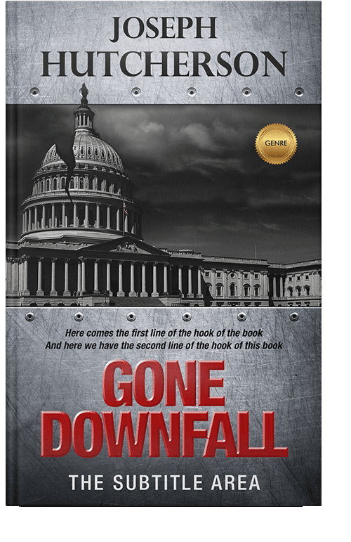 Front view of Ship Gray #2234 - Premade Action & Adventure Book Cover | BookCoverZone