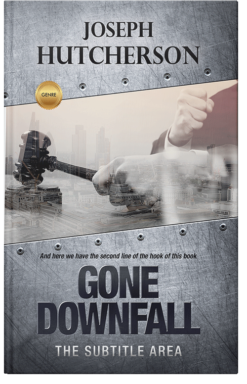 Front view of French Gray #2238 - Premade Business Book Cover