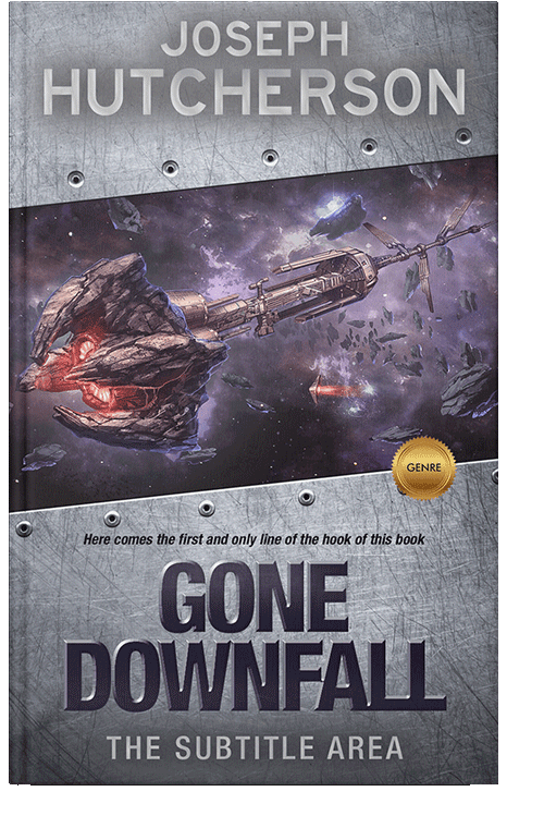 Front view of Salt Box #2250 - Premade Science Fiction Book Cover