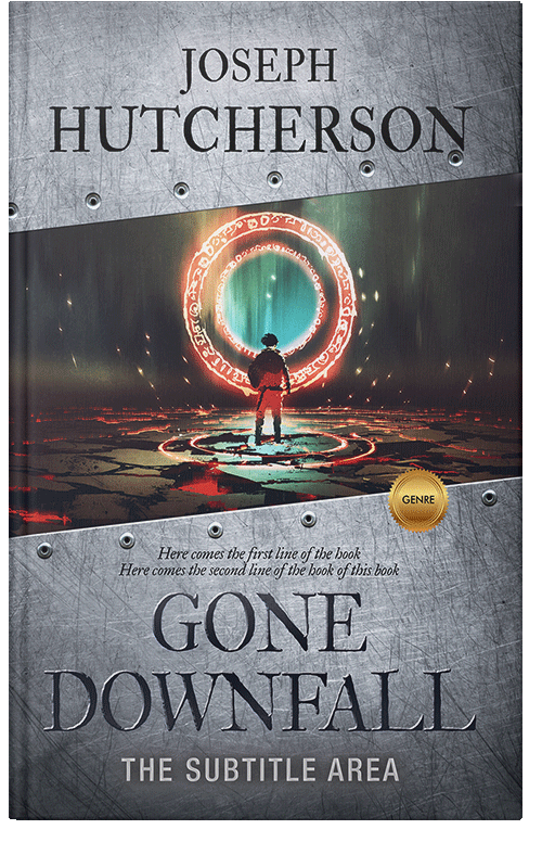 Front view of Ship Gray #2259 - Premade Fantasy Book Cover