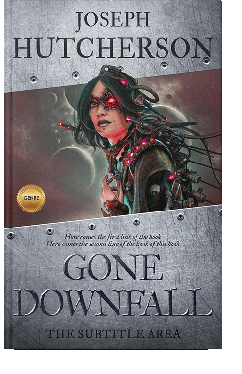 Front view of Emperor #2260 - Premade Science Fiction Book Cover