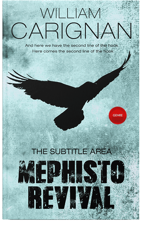 Front view of Ziggurat #2278 - Premade Horror Book Cover