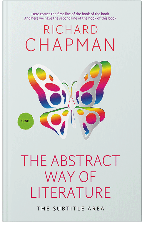 Front view of Mystic #2287 - Premade Abstract Book Cover