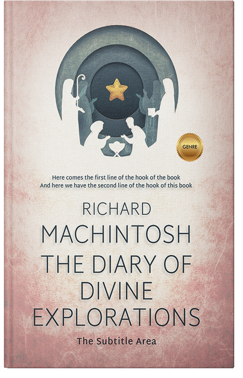 Front view of Bizarre #2292 - Premade Religion & Spirituality Book Cover