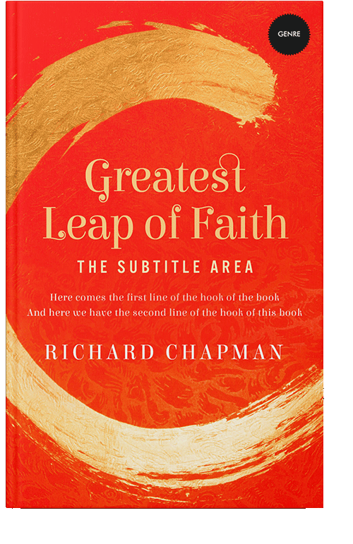 Front view of Scarlet #2303 - Premade Religion & Spirituality Book Cover | BookCoverZone