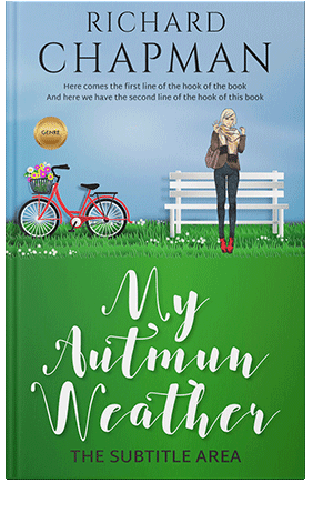 Pre Made Book Cover Forest Green