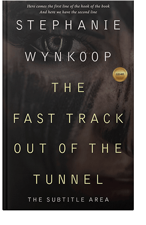 Pre Made Book Cover Cocoa Brown