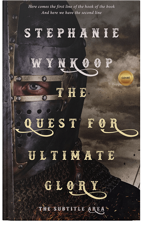 Front view of Cocoa Brown #2327 - Premade Historical Book Cover