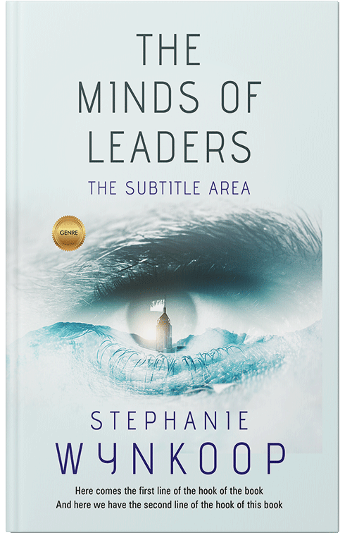 Front view of Premade Abstract Book Cover - Mystic