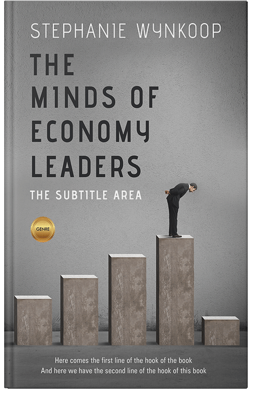 Front view of Natural Gray #2339 - Premade Business Book Cover