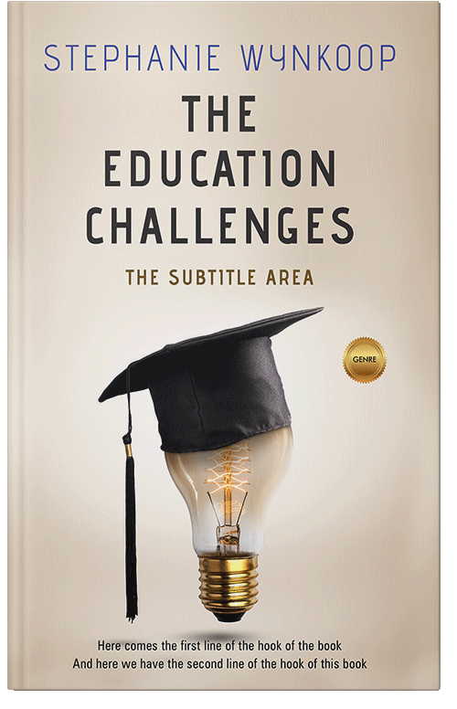 Front view of Bizarre #2341 - Premade Self-Improvement & Self-Help Book Cover