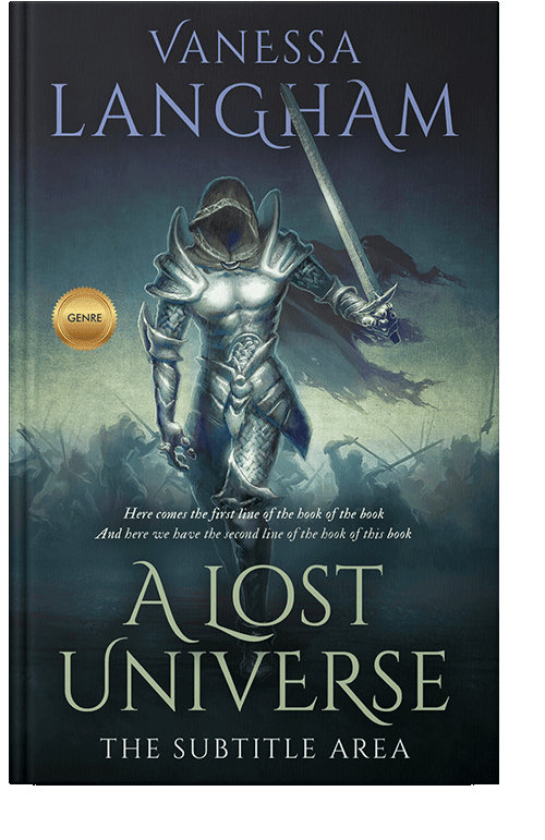 Front view of Mirage #2356 - Premade Fantasy Book Cover