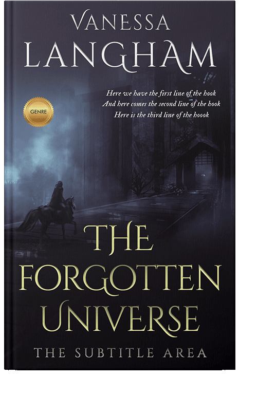 Front view of Cinder #2360 - Premade Fantasy Book Cover