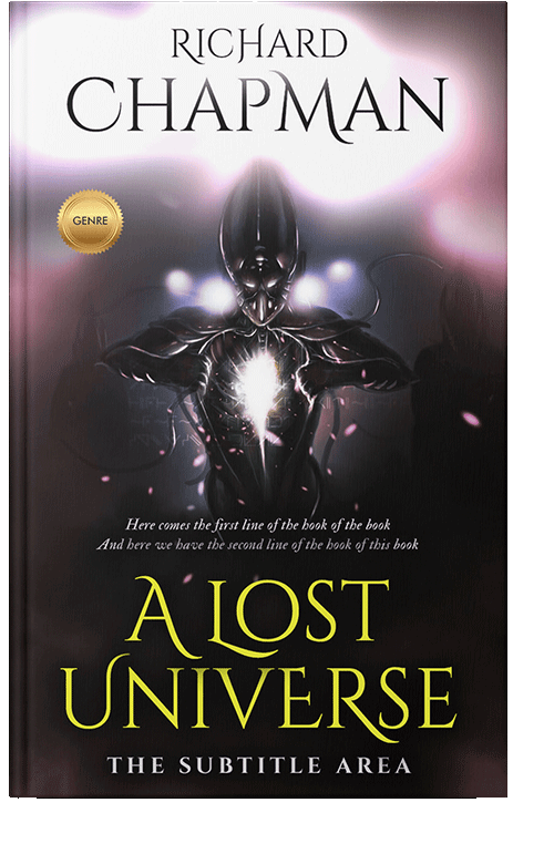 Front view of Clam Shell #2361 - Premade Fantasy Book Cover