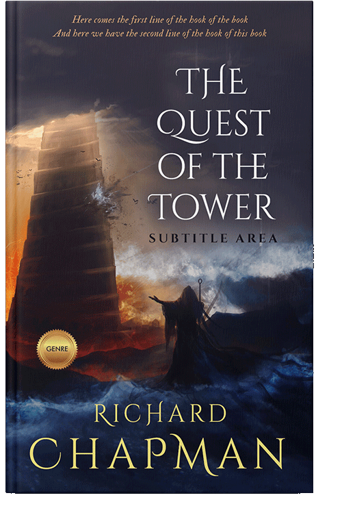 Front view of Steel Gray #2368 - Premade Apocalyptica Book Cover