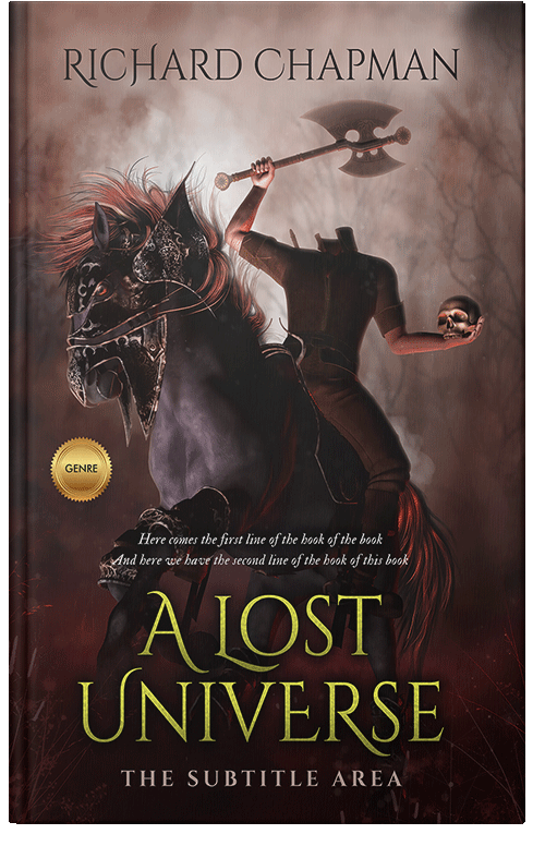 Front view of Premade Fantasy Book Cover - Gondola