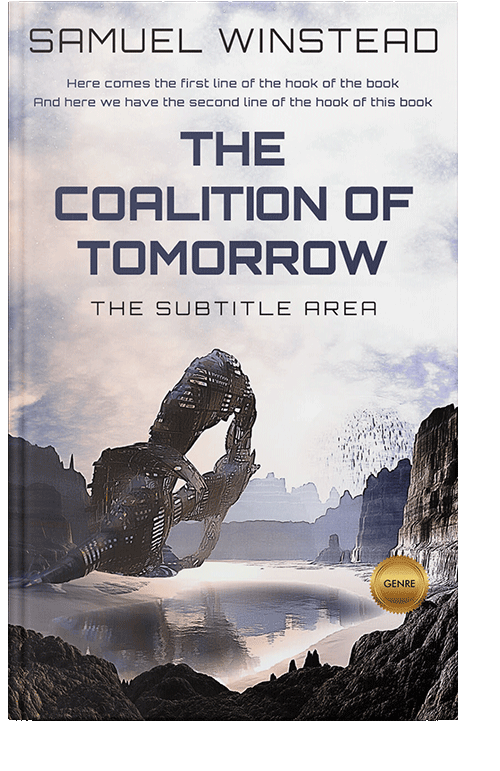 Front view of Baltic Sea #2375 - Premade Science Fiction Book Cover