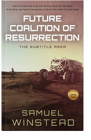 Pre Made Book Cover Sandrift