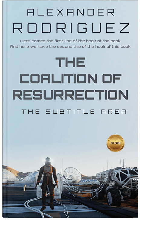 Front view of Botticelli #2378 - Premade Science Fiction Book Cover