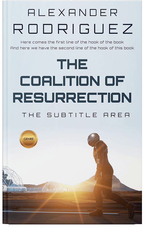 Front view of Mystic #2379 - Premade Science Fiction Book Cover