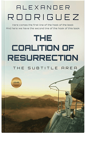 Pre Made Book Cover Periglacial Blue