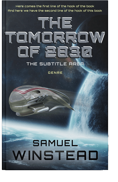 Front view of Loblolly #2386 - Premade Science Fiction Book Cover