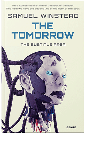 Pre Made Book Cover Ecru White