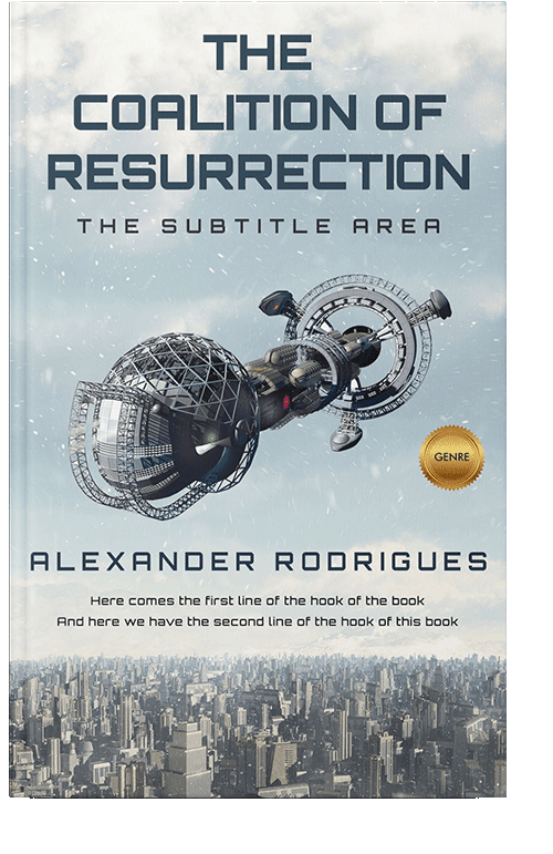 Front view of Geyser #2393 - Premade Science Fiction Book Cover