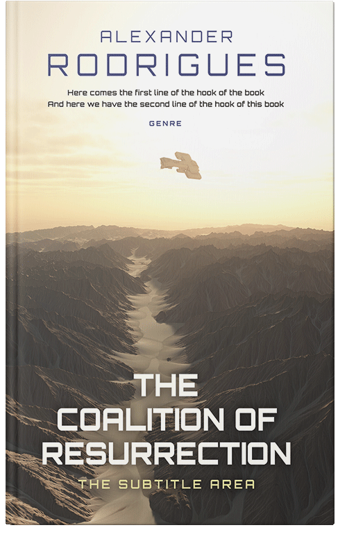 Front view of Premade Science Fiction Book Cover - Pine Cone