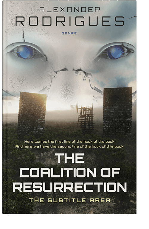 Front view of Rangitoto #2398 - Premade Apocalyptica Book Cover